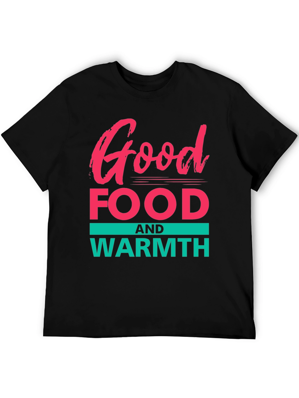 Good Food & Warmth Graphic Tee - Black