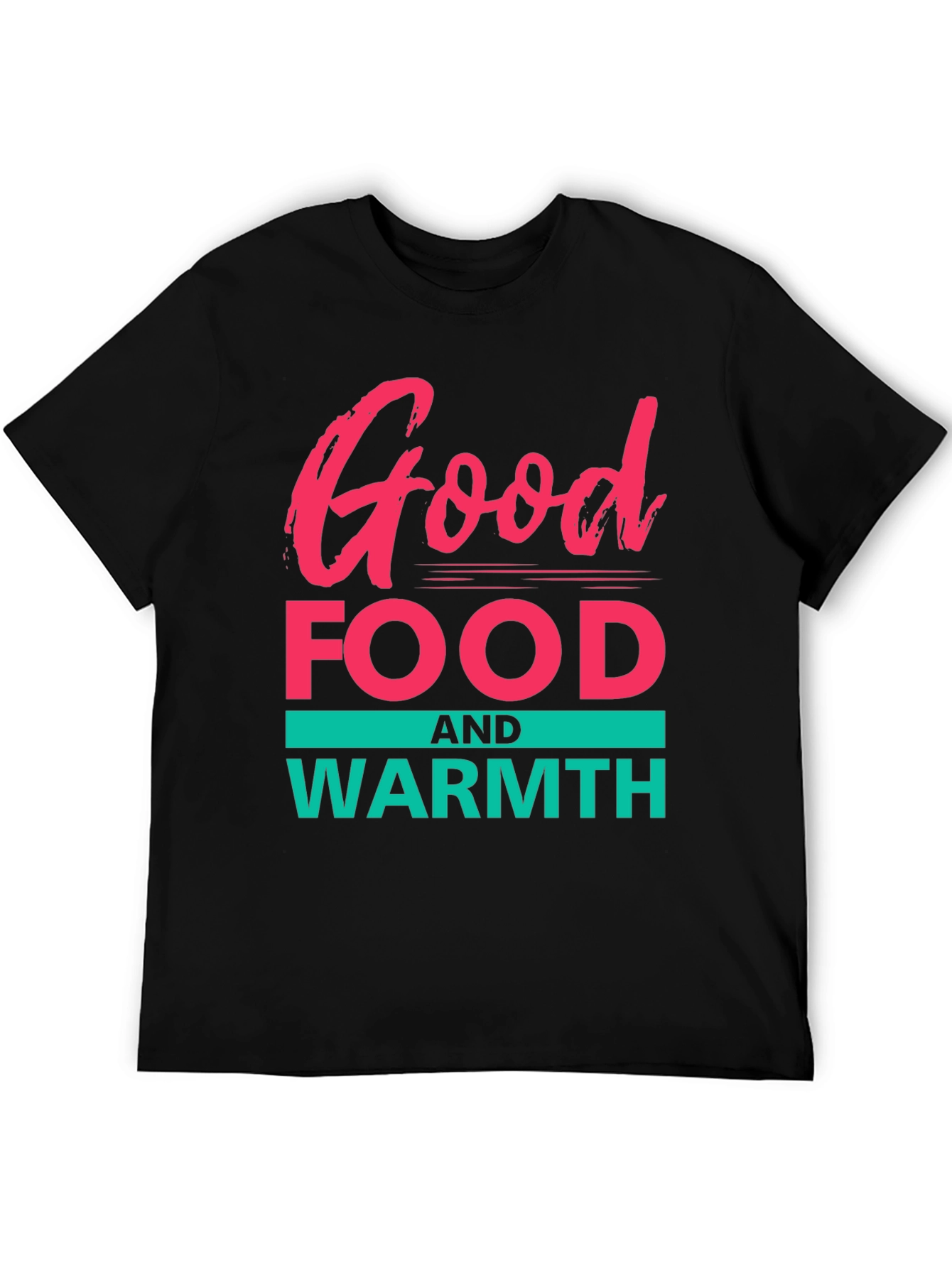 Good Food & Warmth Graphic Tee - Black