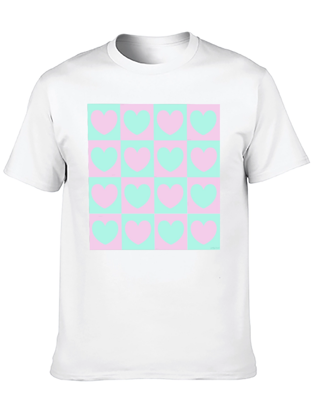 Heart Pattern Tee
