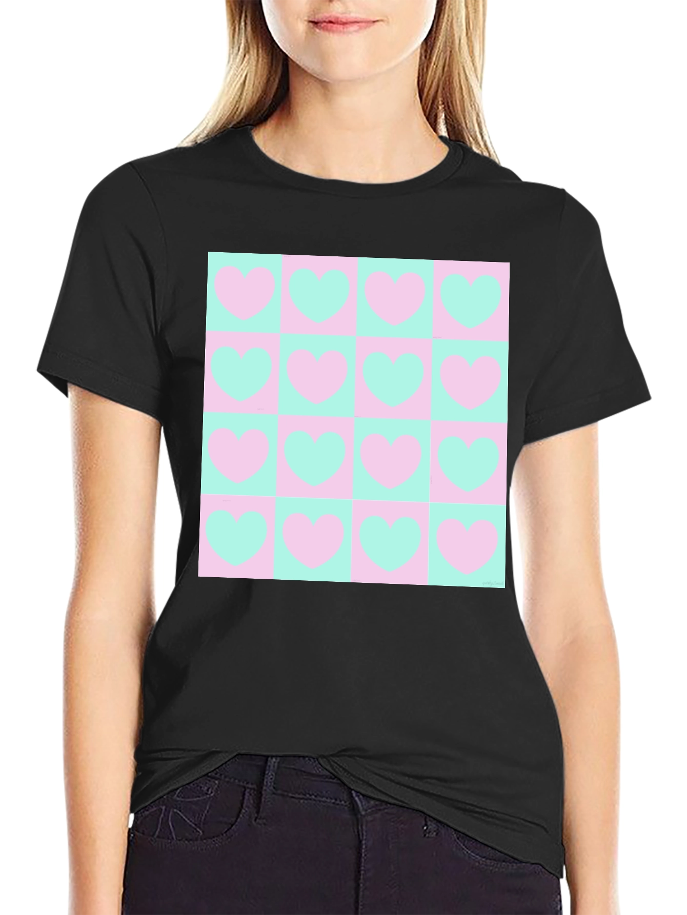 Heart Pattern Tee