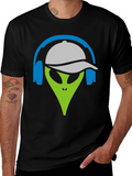 Alien DJ Graphic Tee - Cool Casual Style