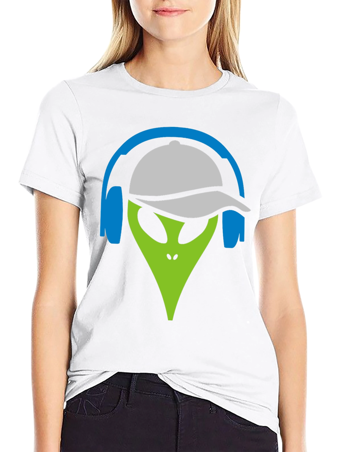 Alien DJ Graphic Tee - Cool Casual Style