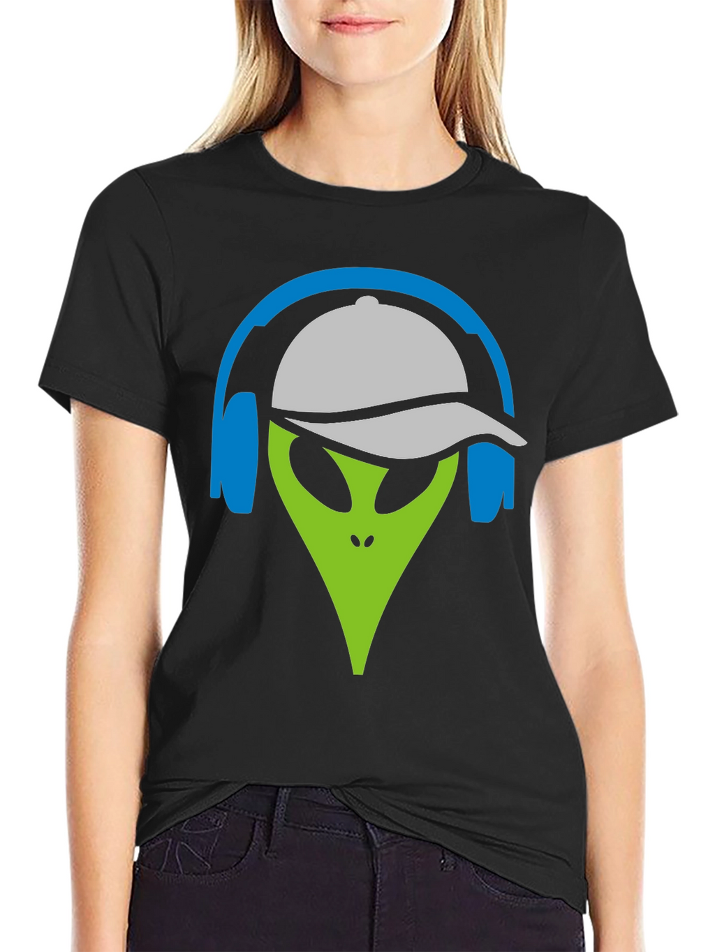 Alien DJ Graphic Tee - Cool Casual Style