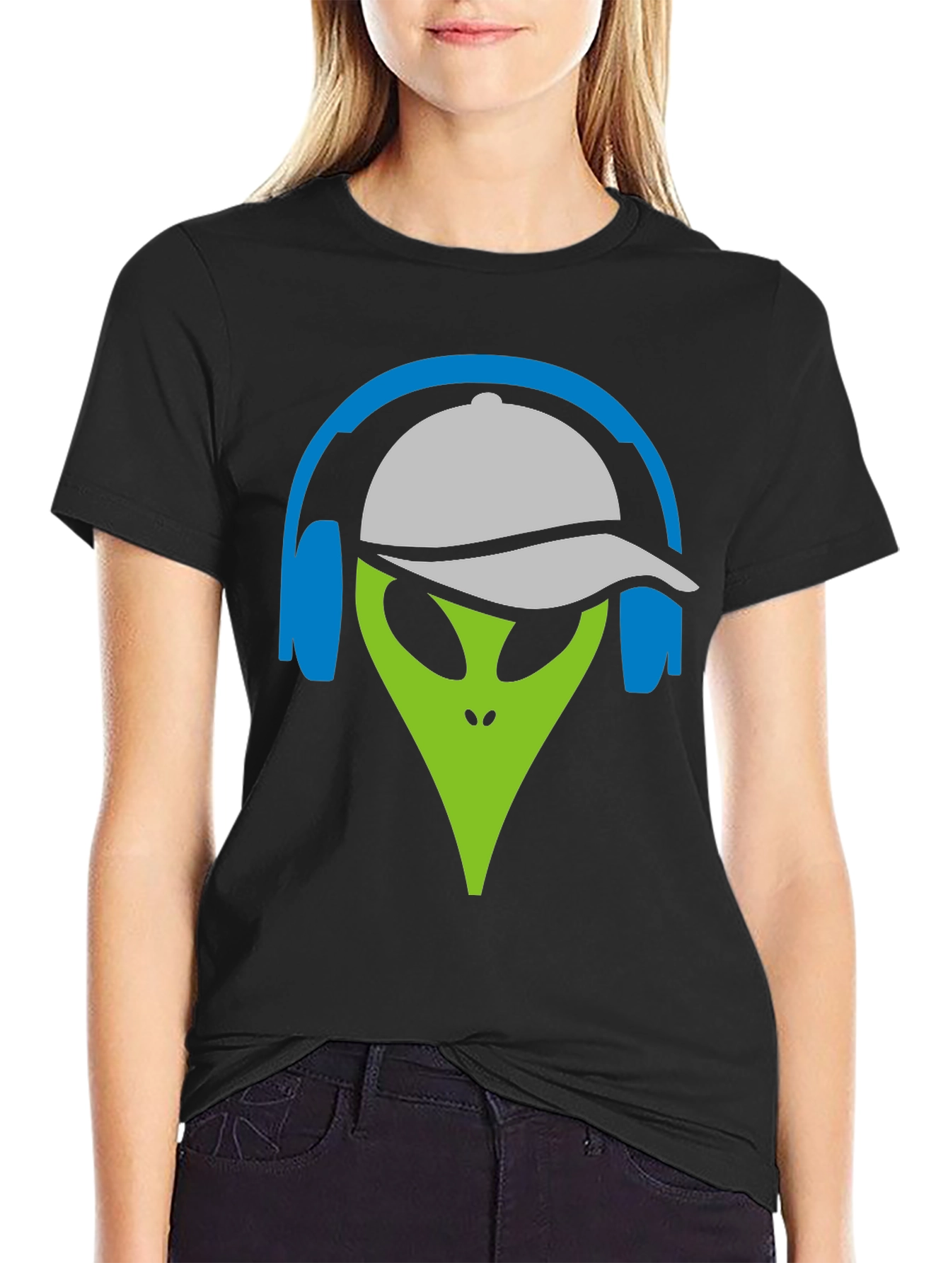 Alien DJ Graphic Tee - Cool Casual Style