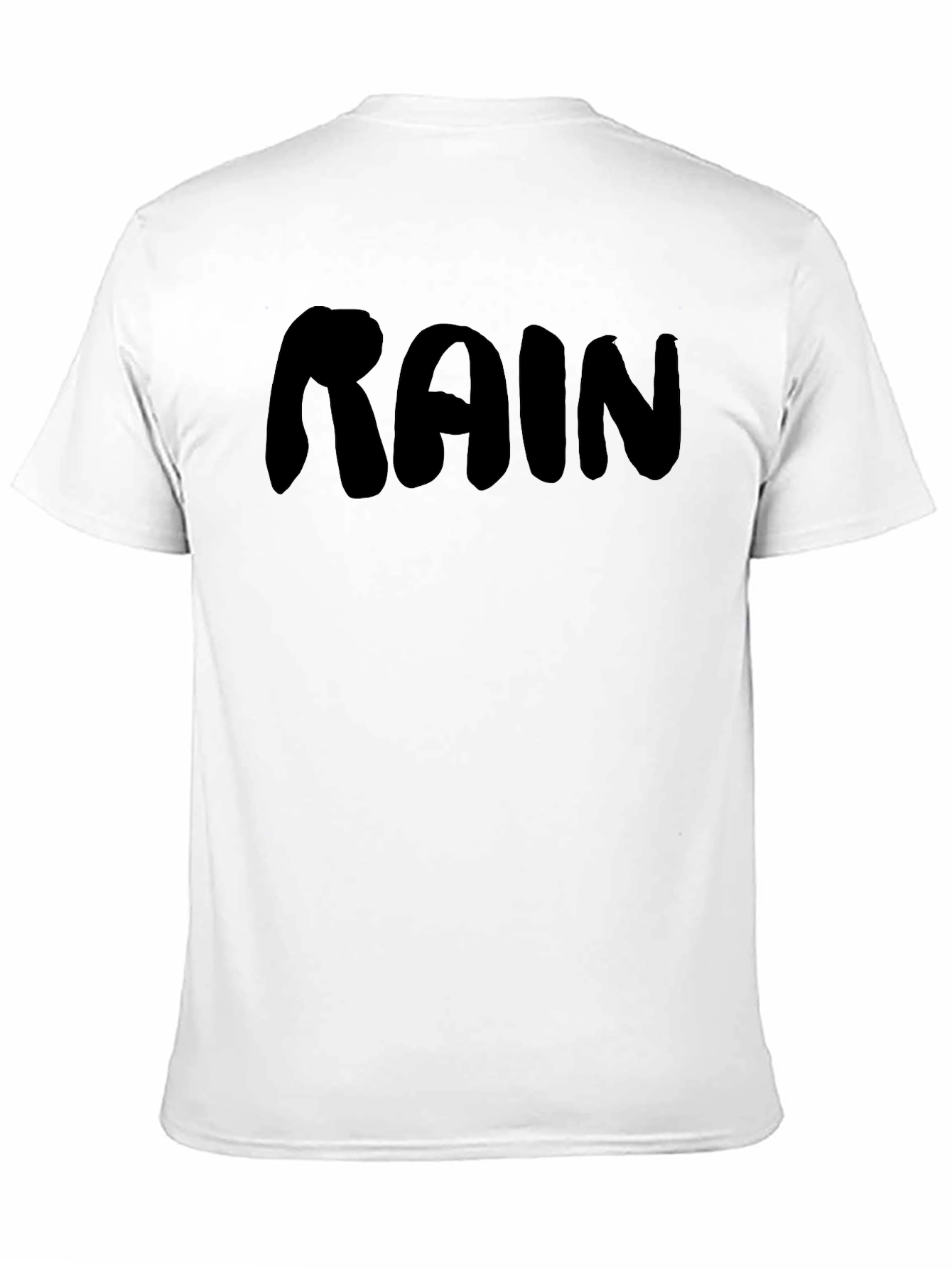 Black RAIN Graphic T-Shirt
