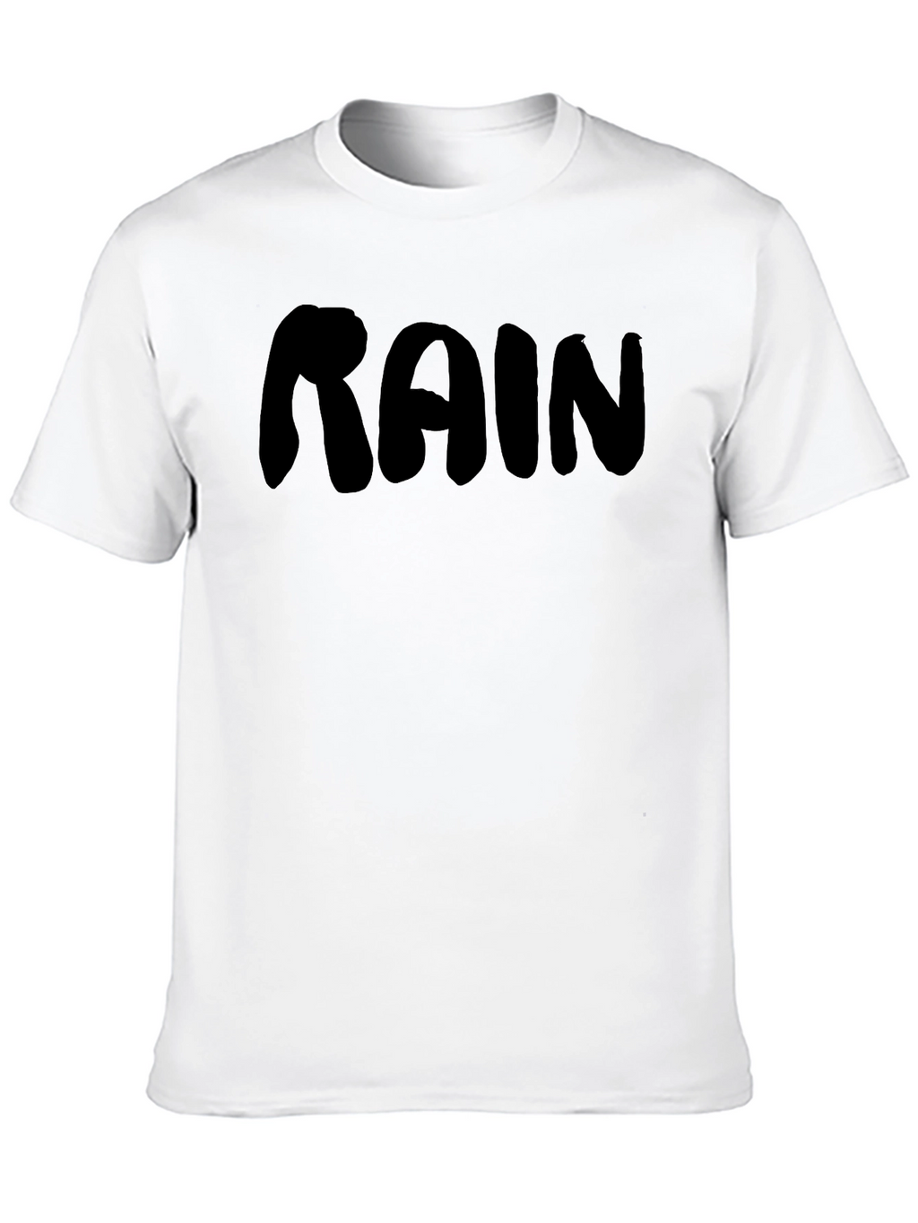 Black RAIN Graphic T-Shirt