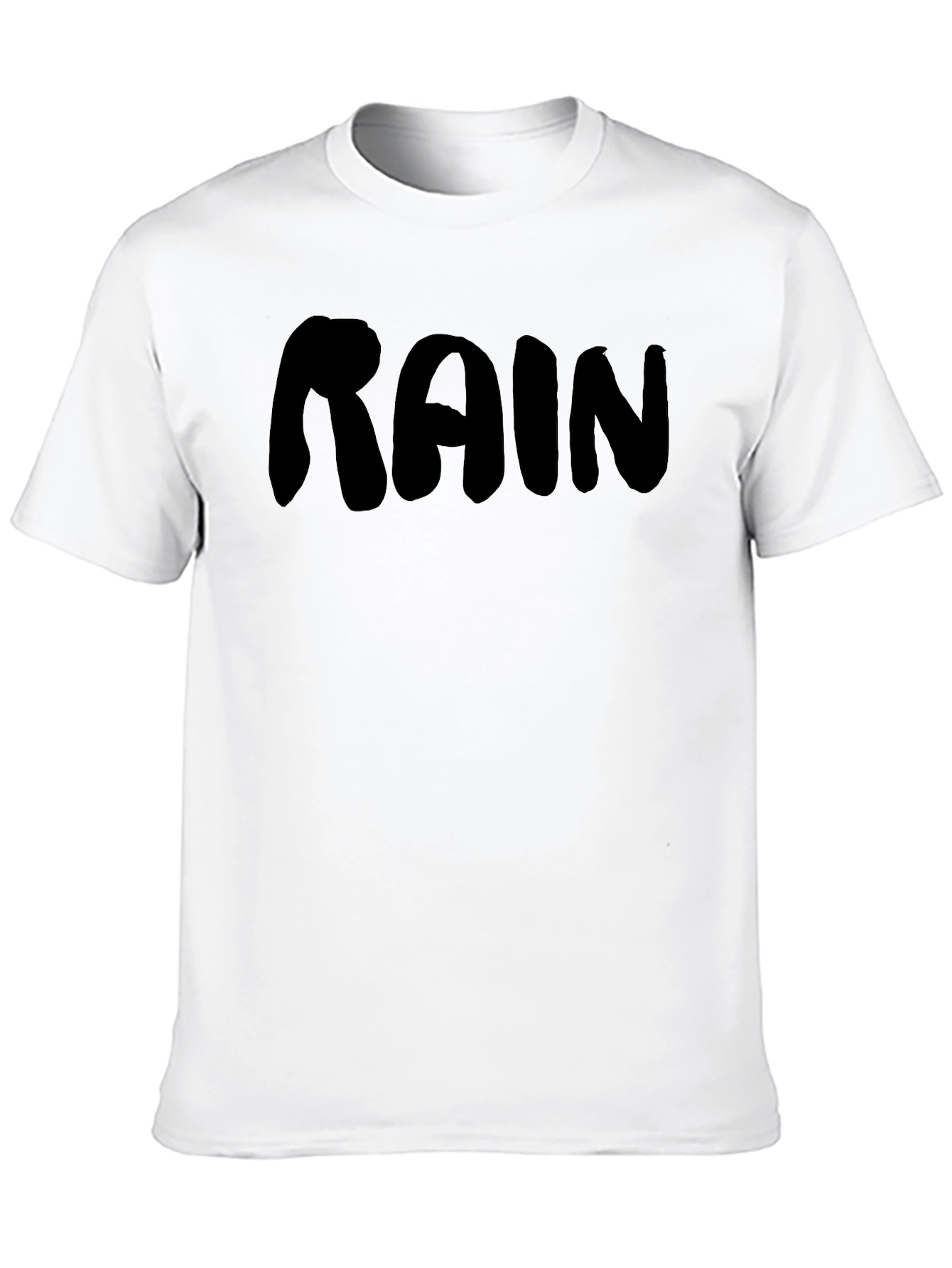Black RAIN Graphic T-Shirt