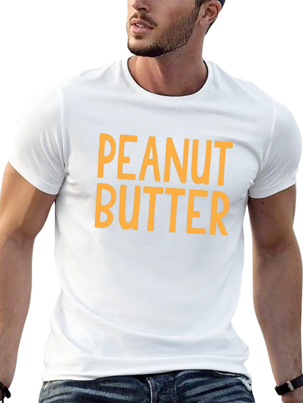 Peanut Butter Graphic T-Shirt - Black