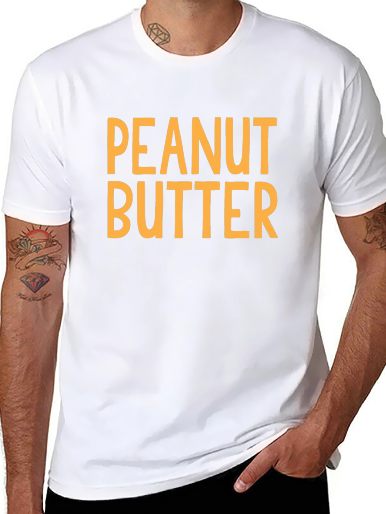 Peanut Butter Graphic T-Shirt - Black