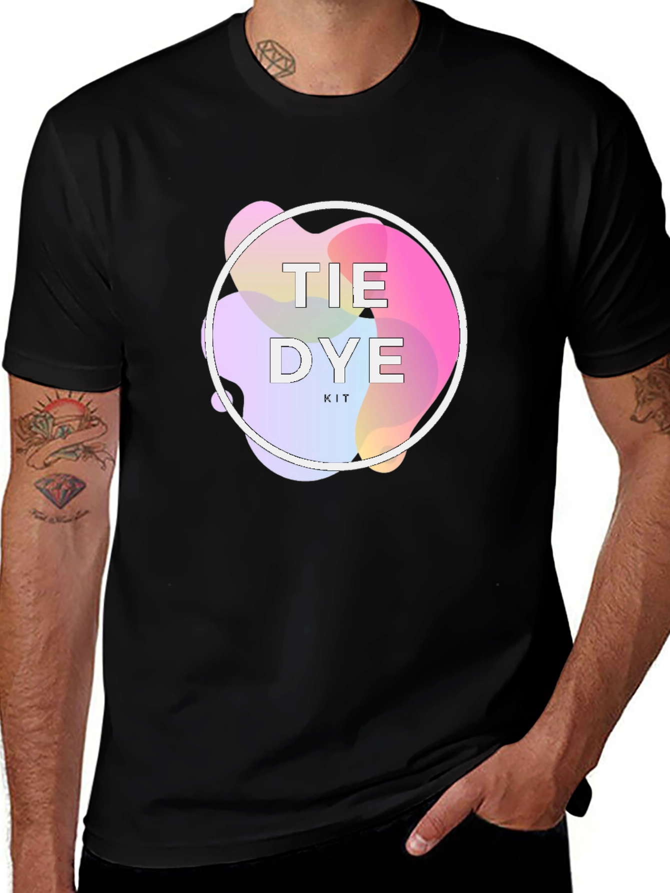 Tie Dye Kit T-Shirt - Trendy Graphic Tee