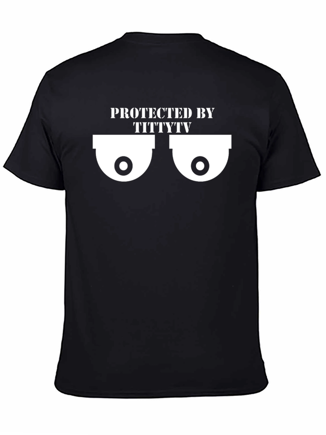 Protected by TittyTV Funny Graphic Tee
