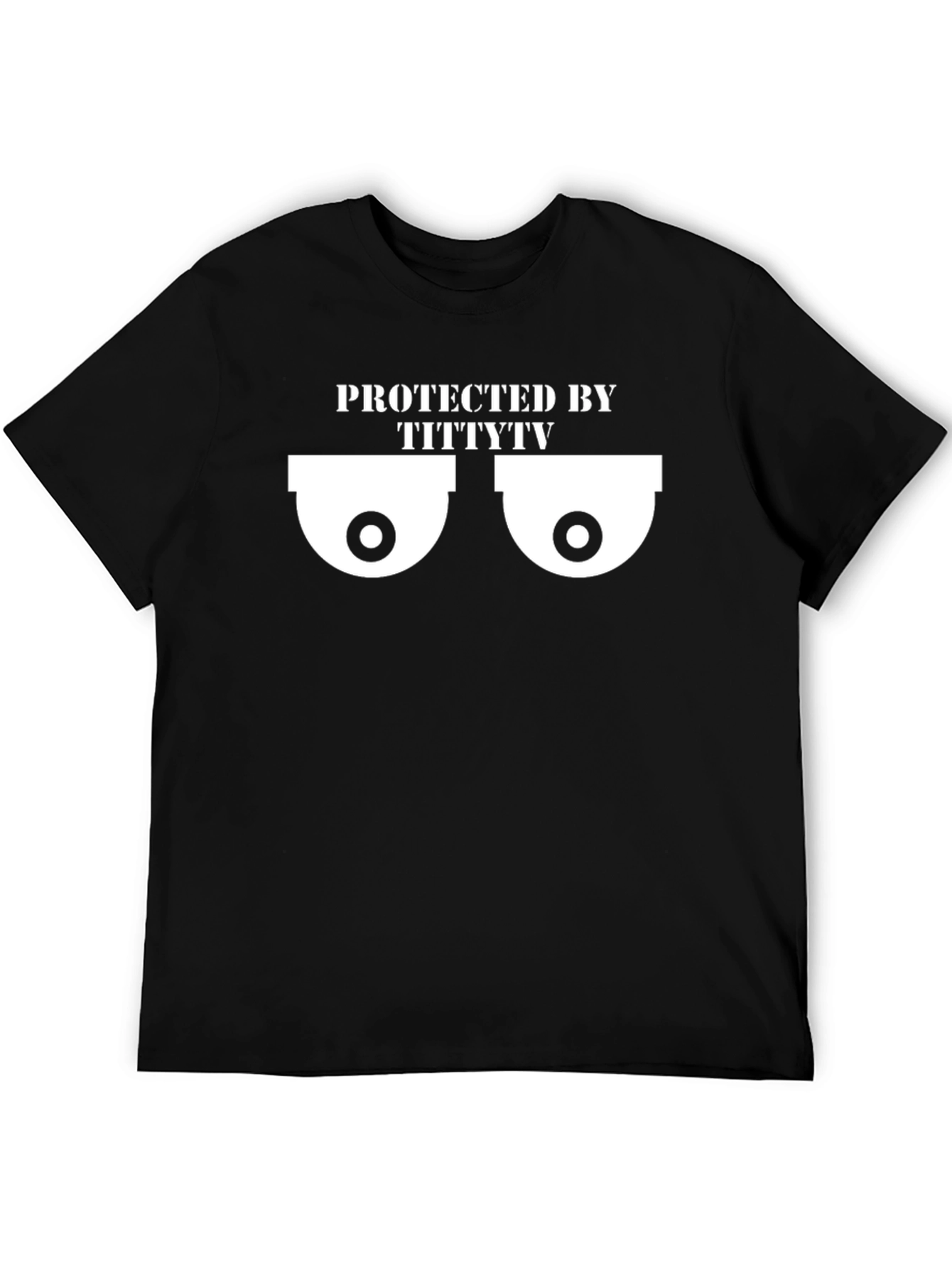 Protected by TittyTV Funny Graphic Tee