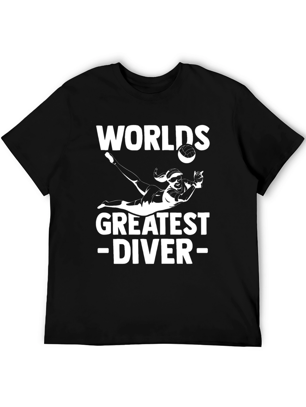 Worlds Greatest Diver Black T-Shirt
