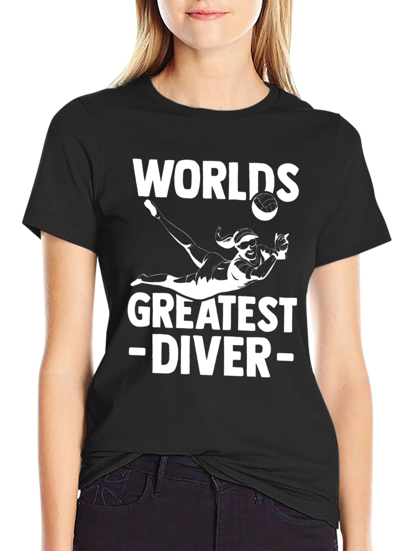 Worlds Greatest Diver Black T-Shirt