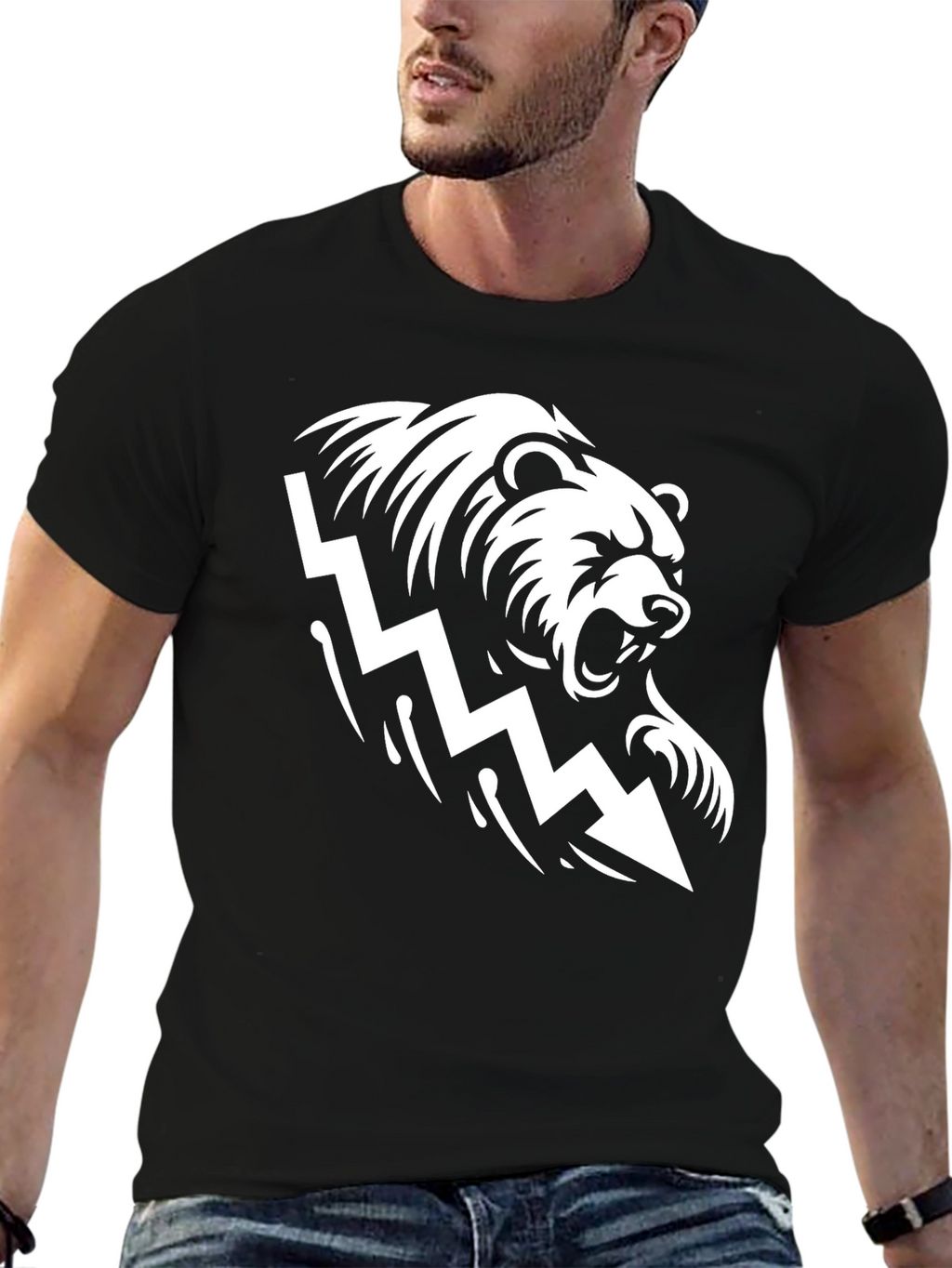 Bear Market Black T-Shirt