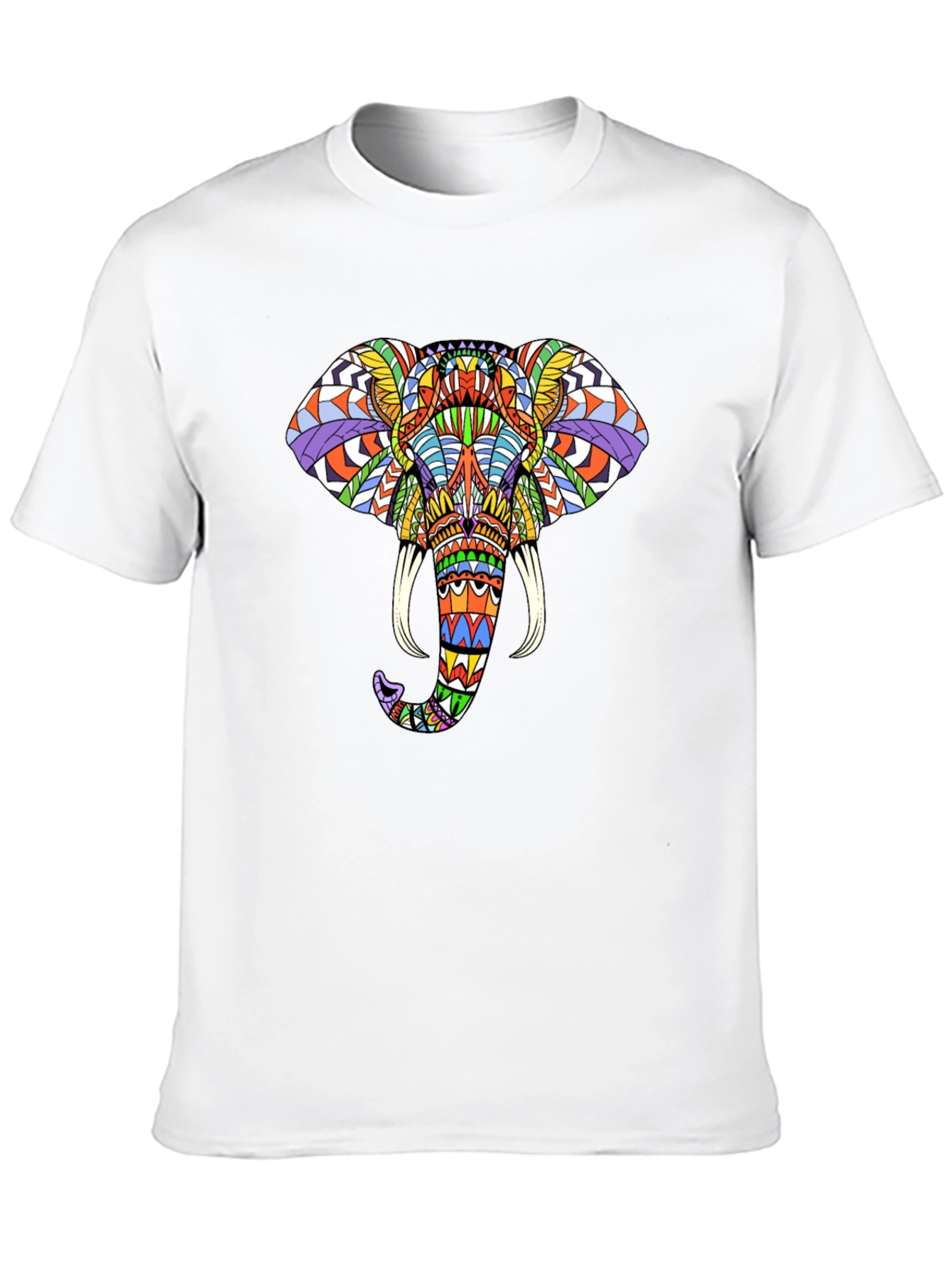 Elephant Graphic Tee - Vibrant & Unique Design