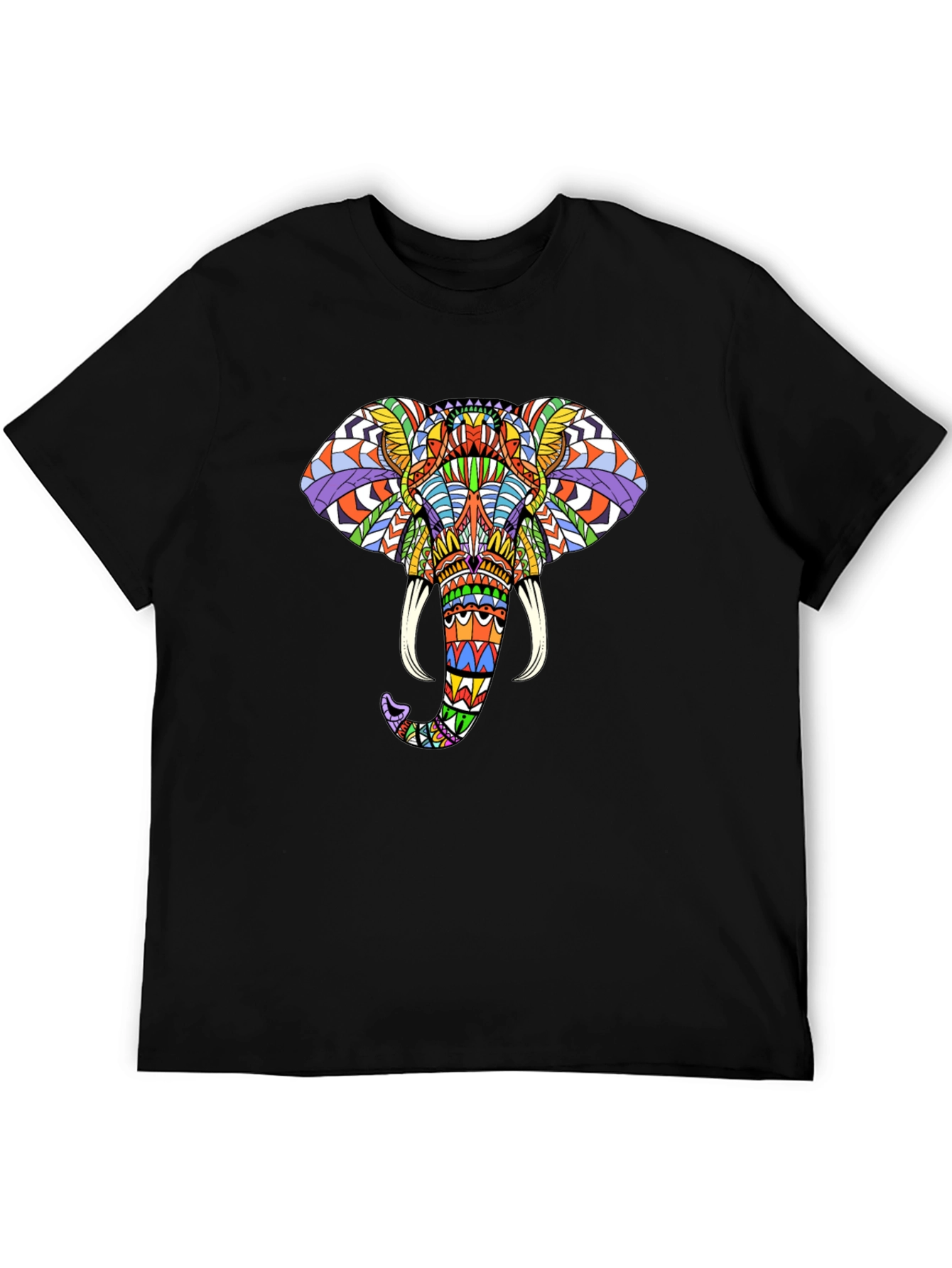 Elephant Graphic Tee - Vibrant & Unique Design