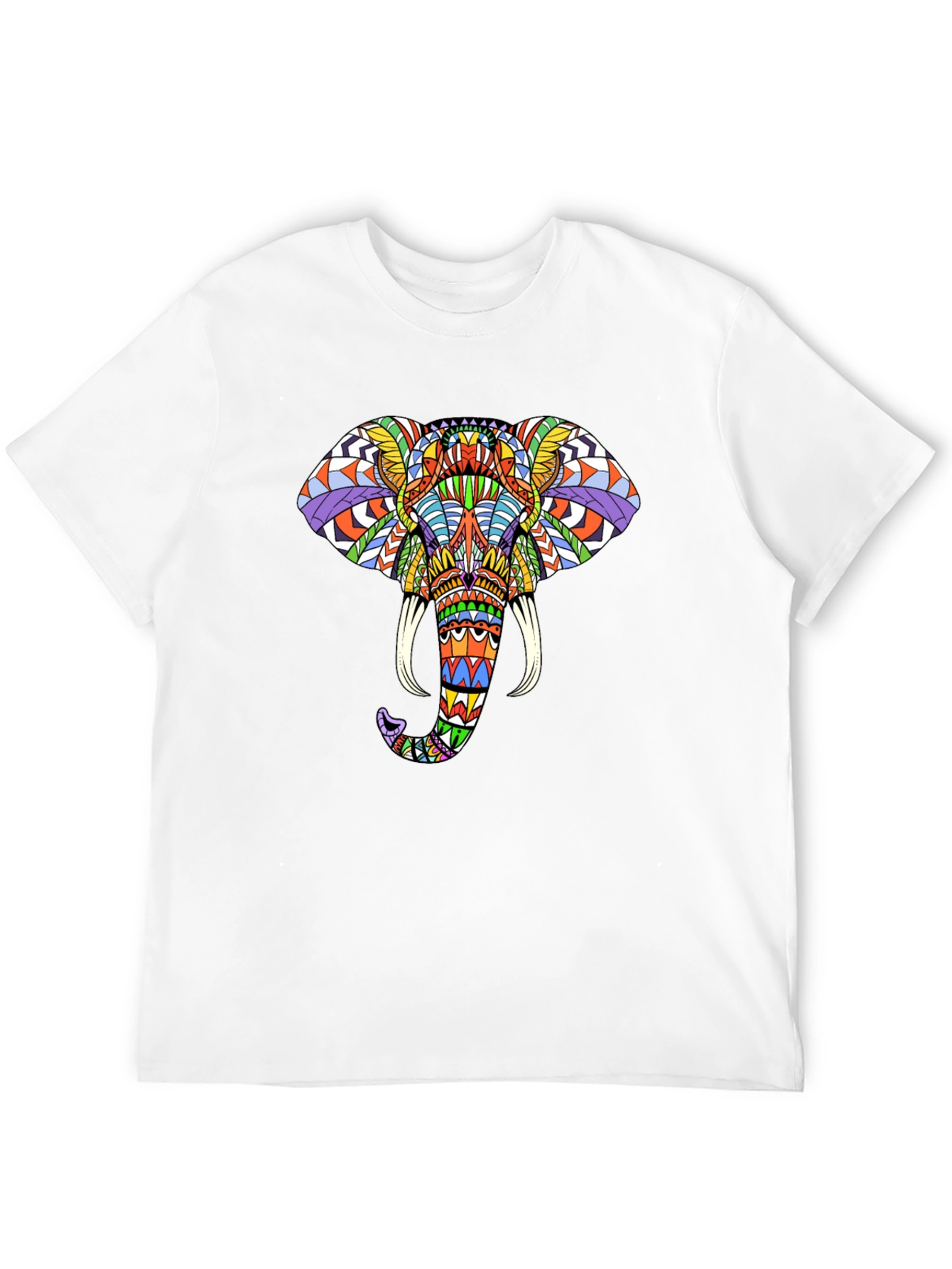 Elephant Graphic Tee - Vibrant & Unique Design