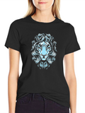 Lion Graphic Print Mens T-Shirt
