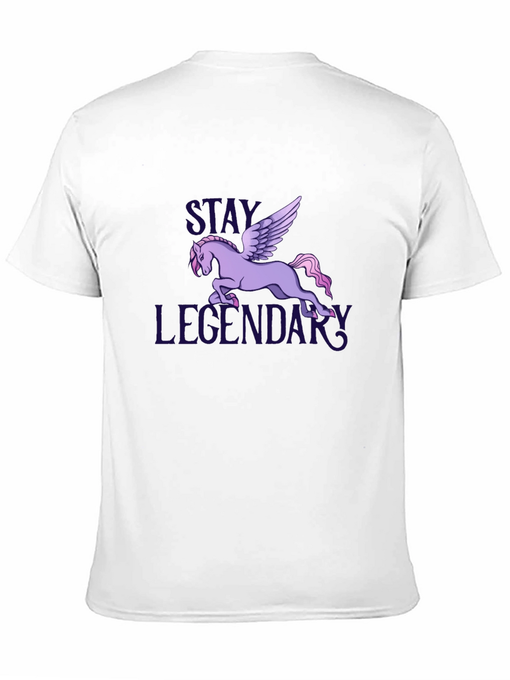 Stay Legendary Pegasus Graphic T-Shirt - Black