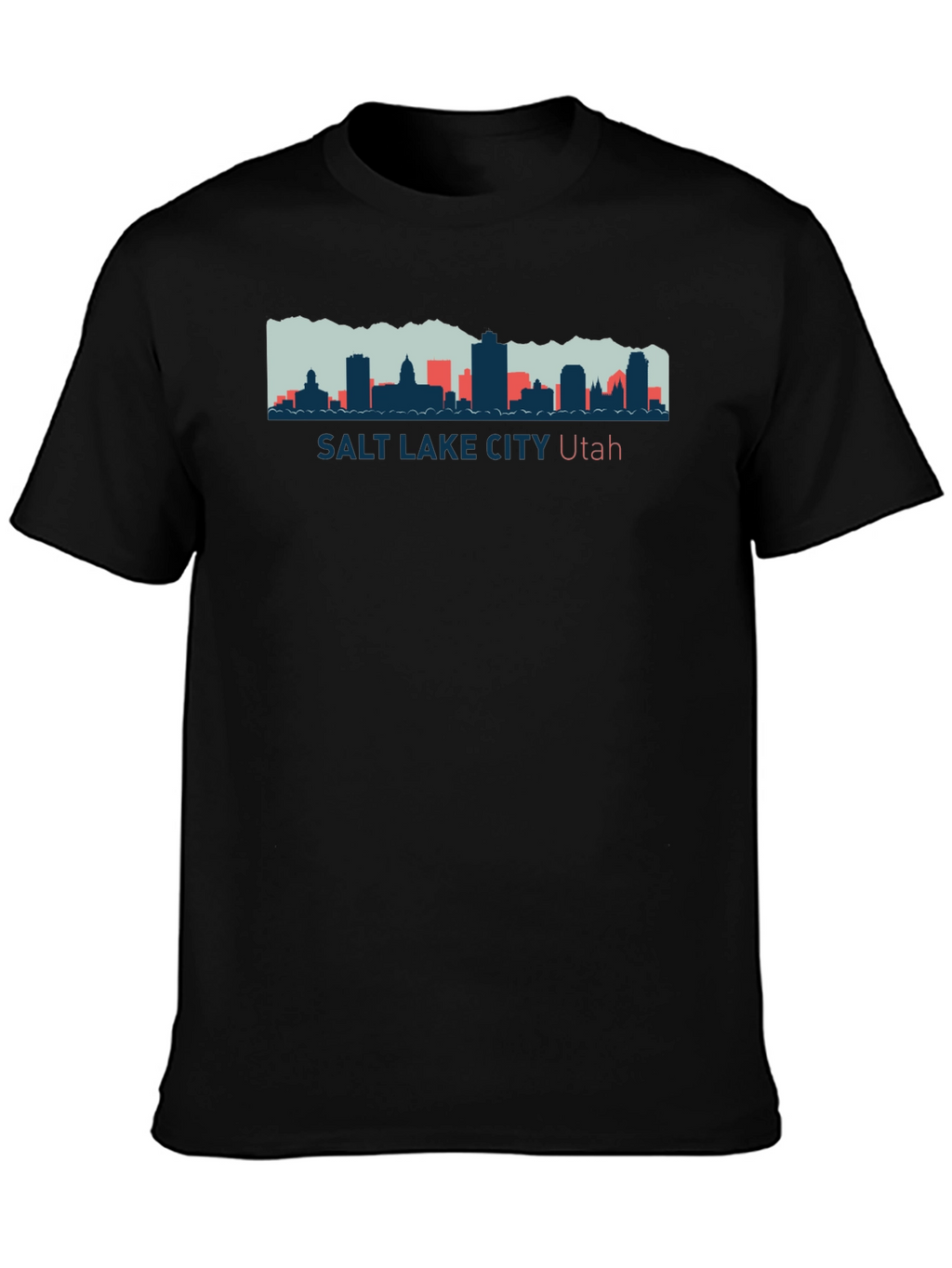 Salt Lake City Utah Skyline T-Shirt