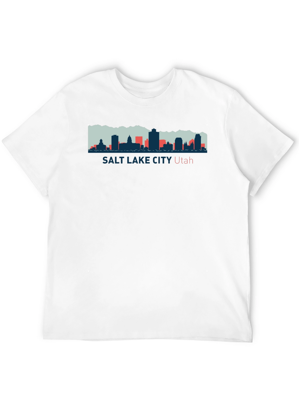 Salt Lake City Utah Skyline T-Shirt