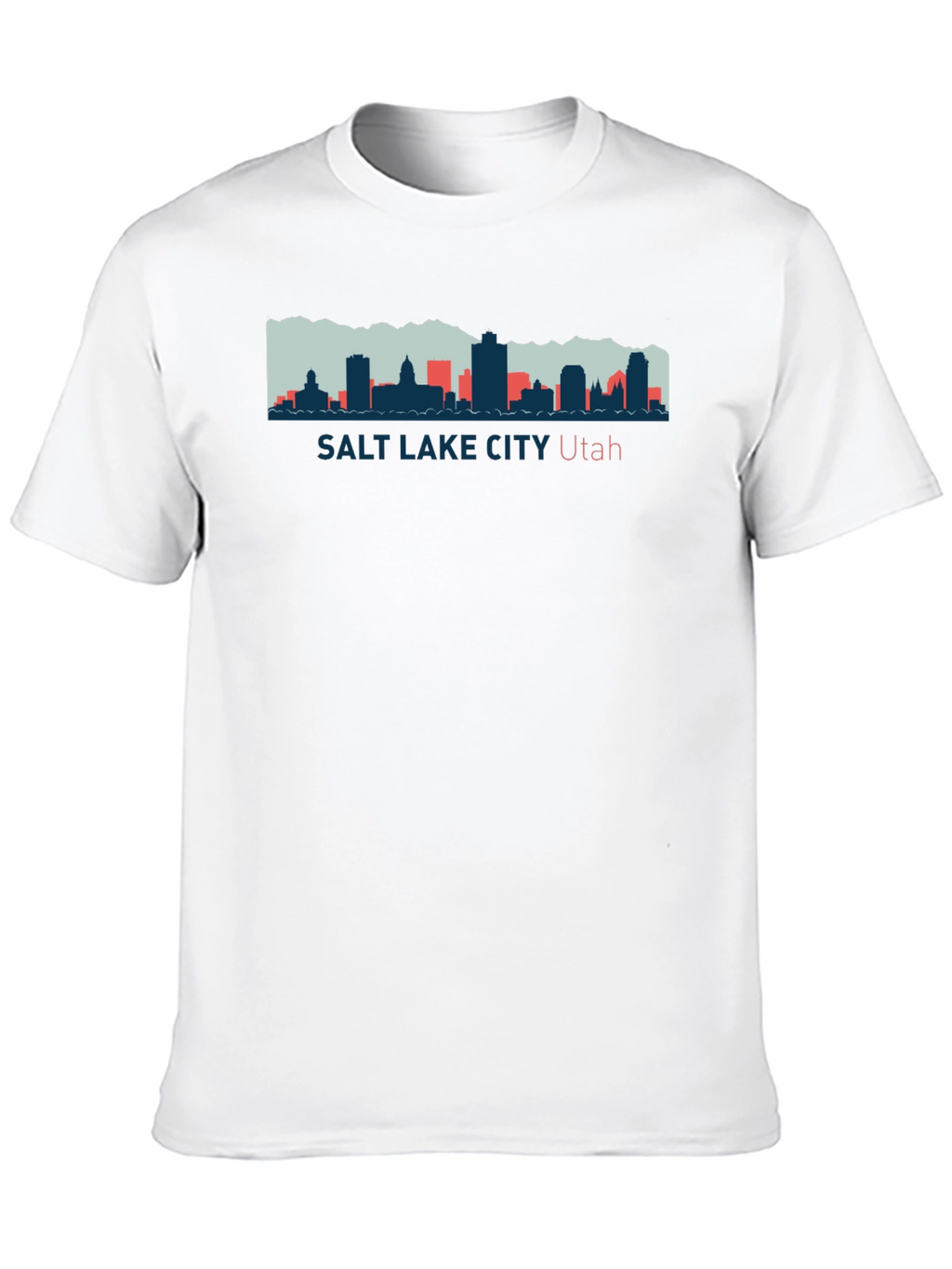 Salt Lake City Utah Skyline T-Shirt