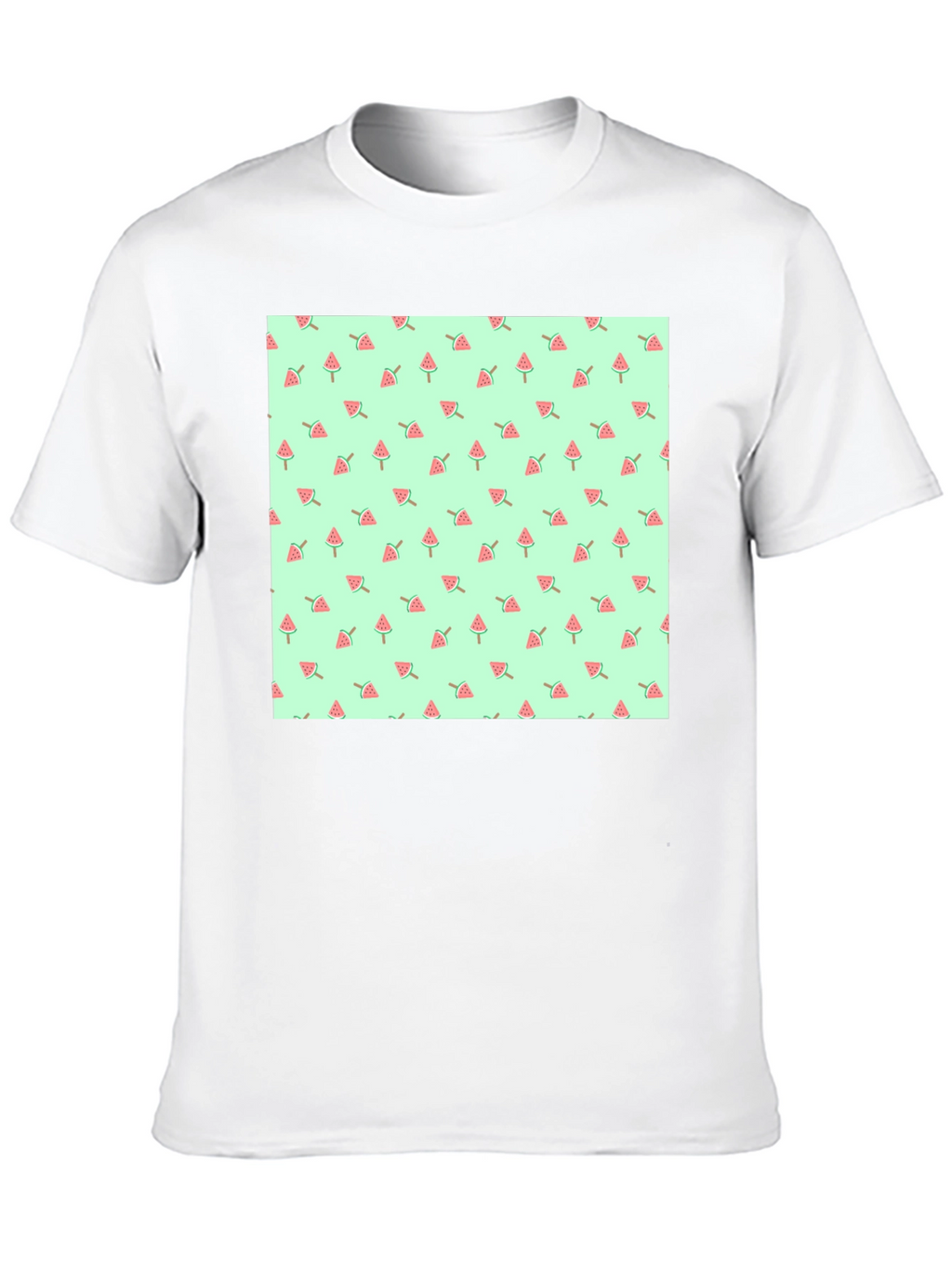 Watermelon Popsicle Pattern Tee