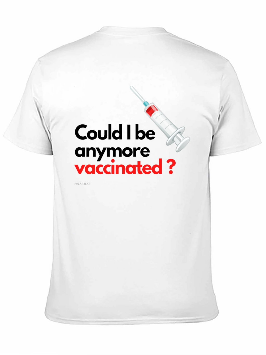 Vaccinated Graphic Tee - Unisex Black T-Shirt