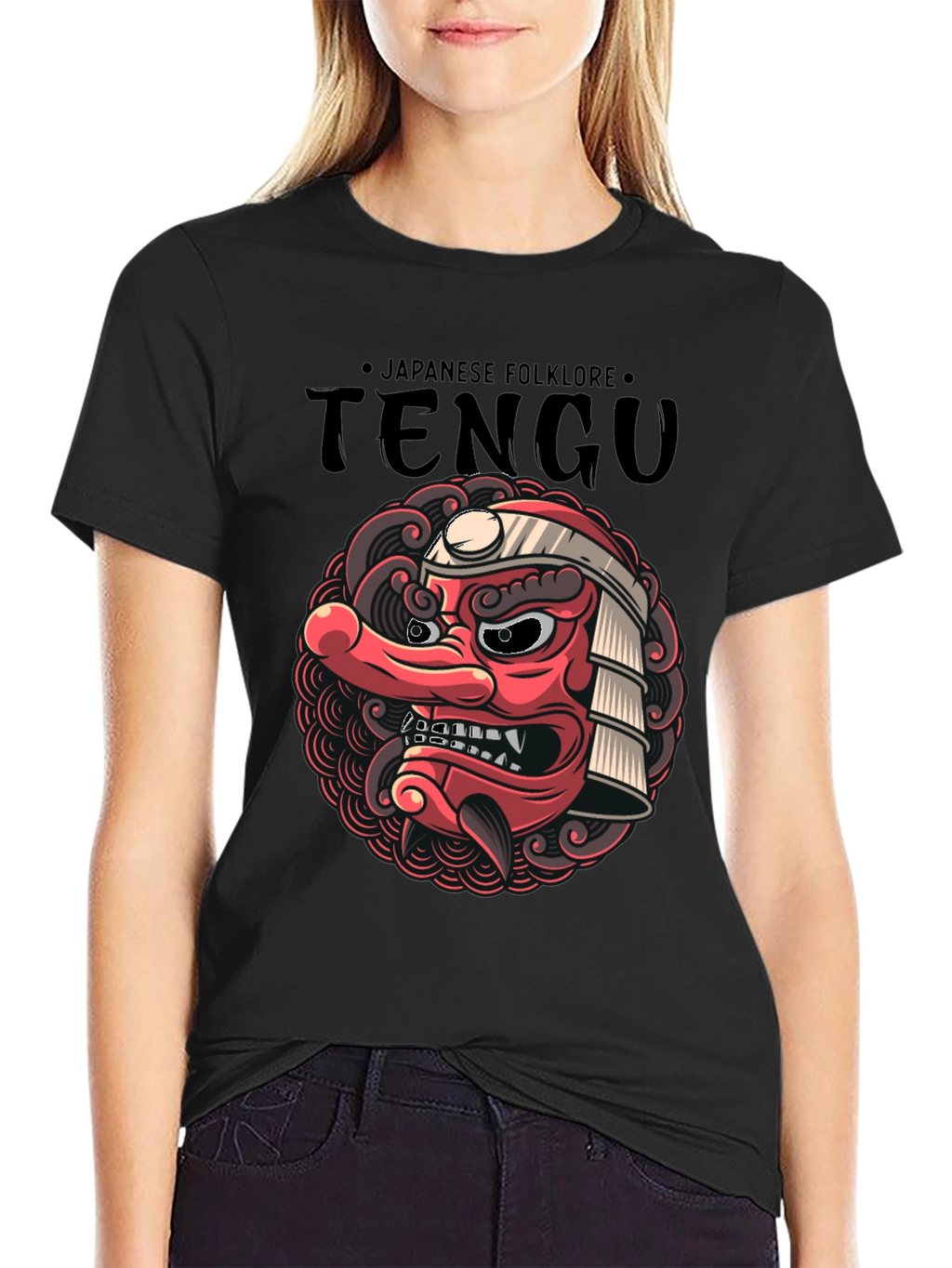 Tengu Japanese Folklore T-Shirt - Unique Design
