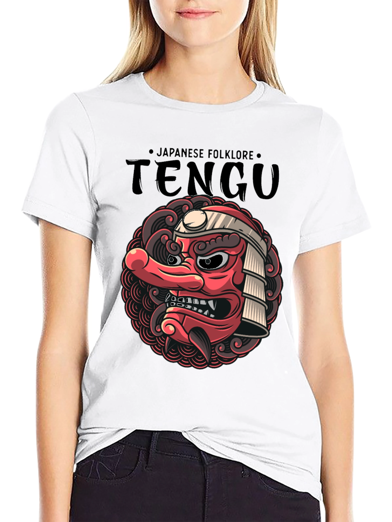 Tengu Japanese Folklore T-Shirt - Unique Design
