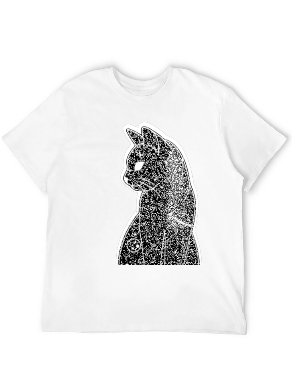 Cosmic Cat Black T-Shirt