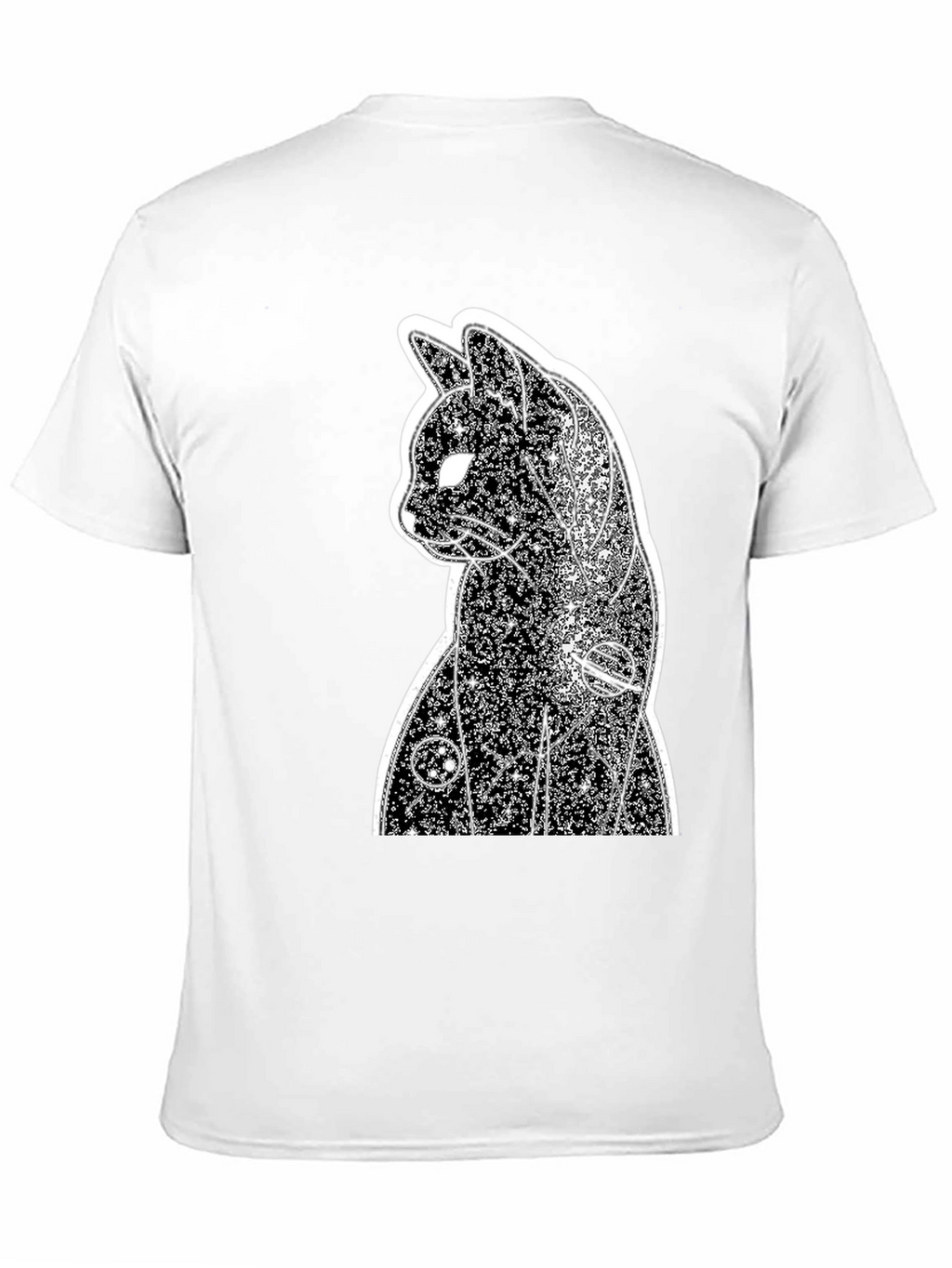 Cosmic Cat Black T-Shirt