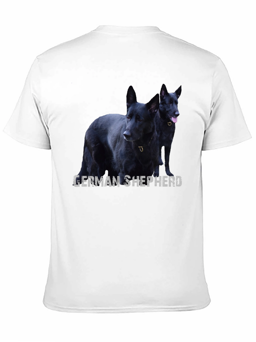 Black German Shepherd Dog Graphic T-Shirt