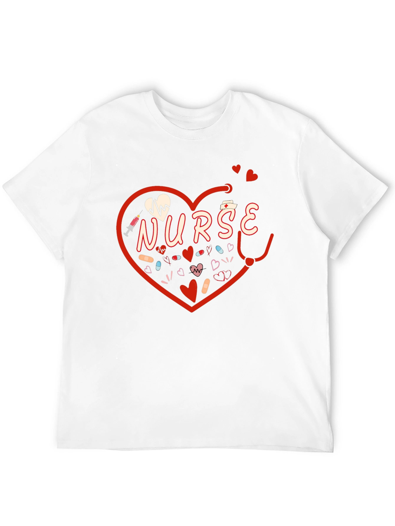 Nurse Heart Graphic Tee