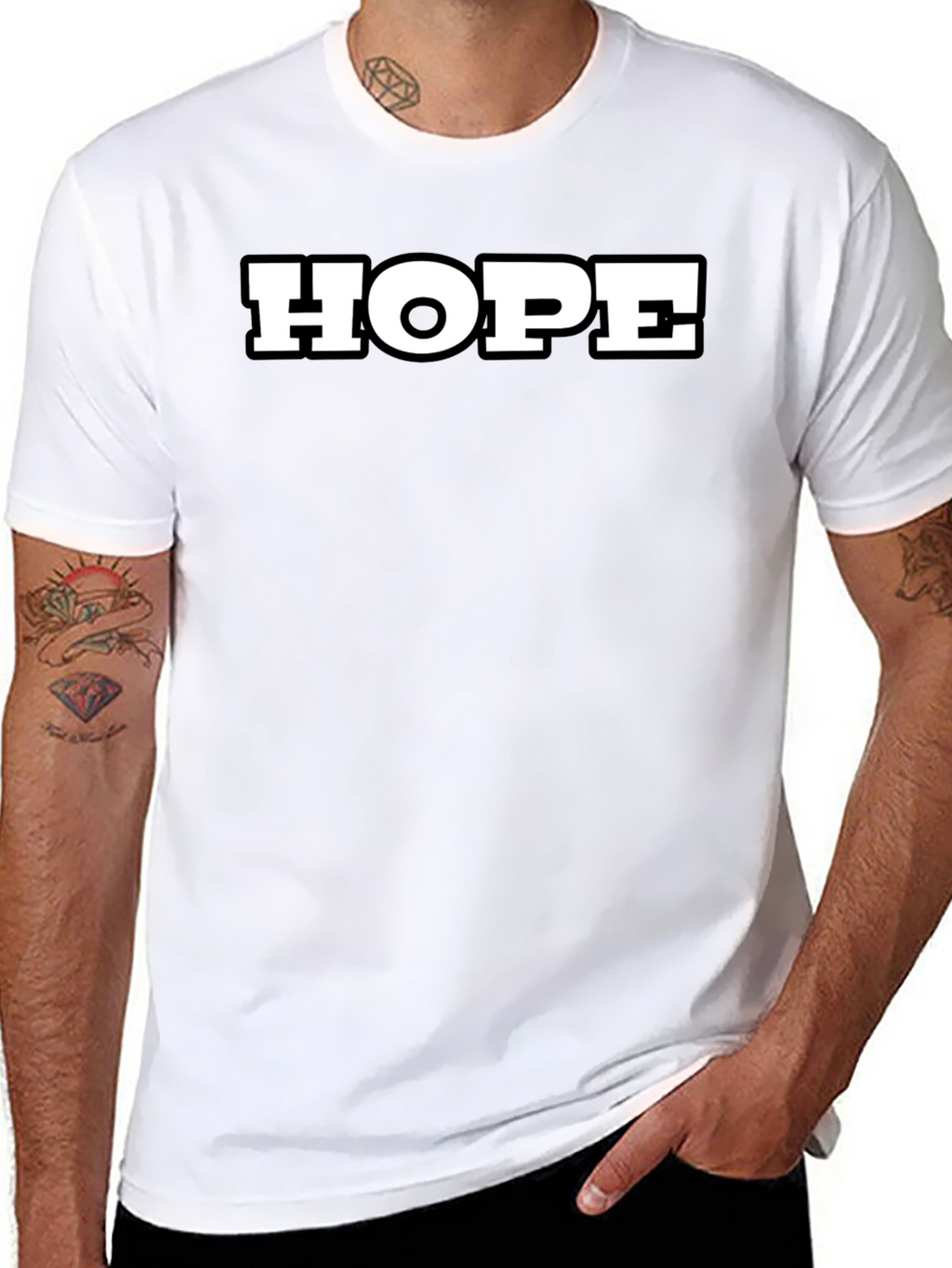 HOPE Graphic T-Shirt - Classic Crew Neck Tee