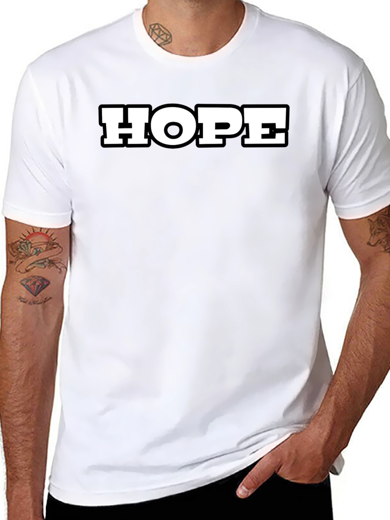 HOPE Graphic T-Shirt - Classic Crew Neck Tee