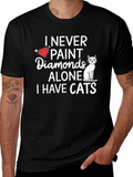 I Never Paint Diamonds Alone T-Shirt