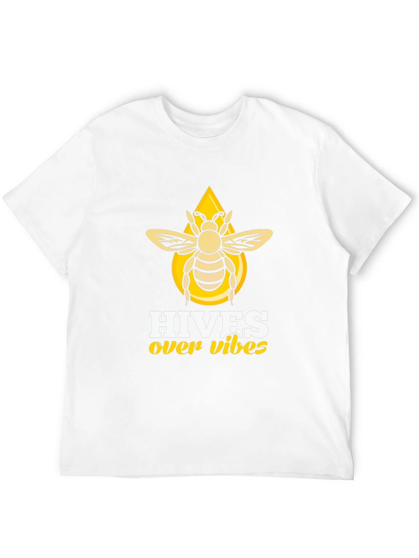 Hives Over Vibes T-Shirt - Honeybee Graphic Tee