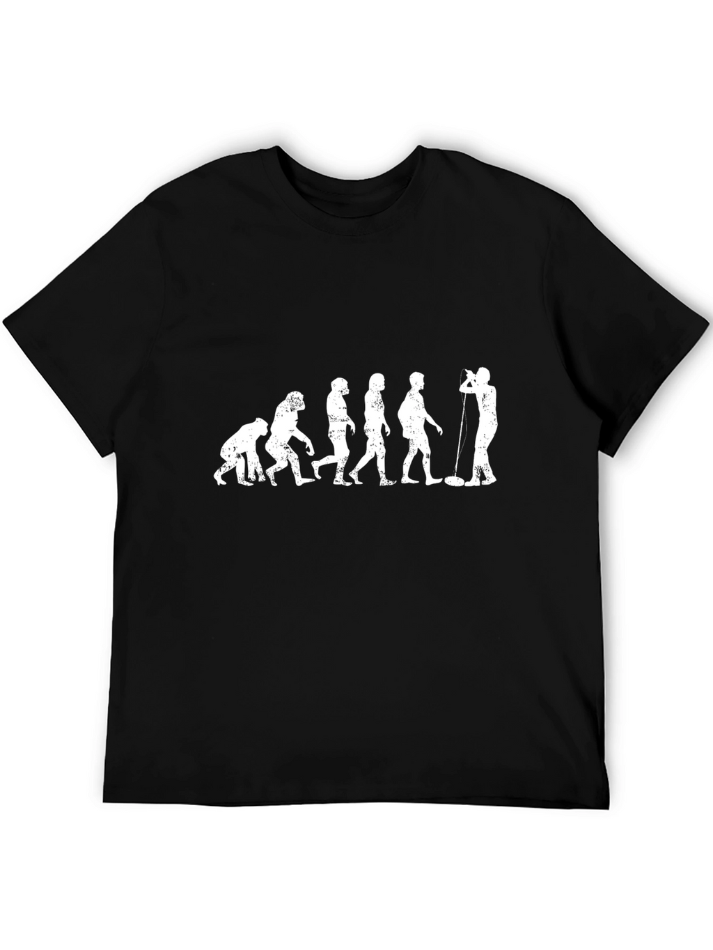 Evolution of Man Metal Detecting T-Shirt