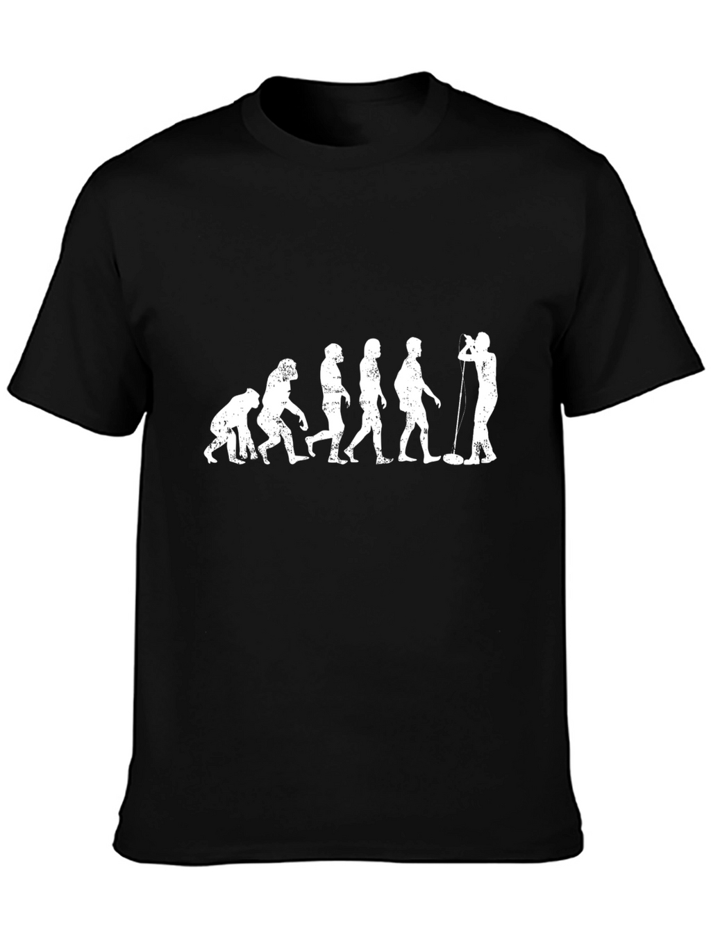 Evolution of Man Metal Detecting T-Shirt