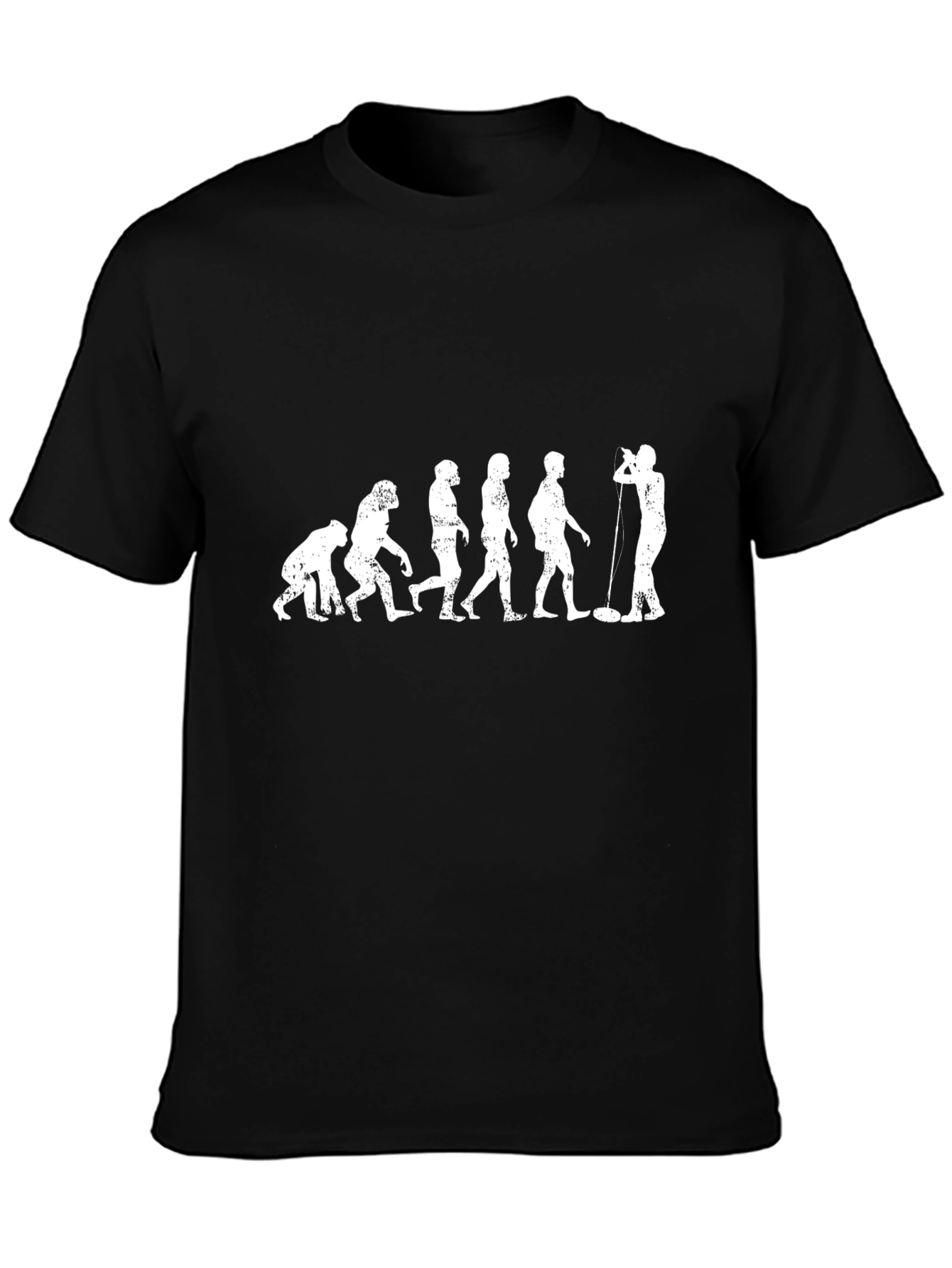 Evolution of Man Metal Detecting T-Shirt
