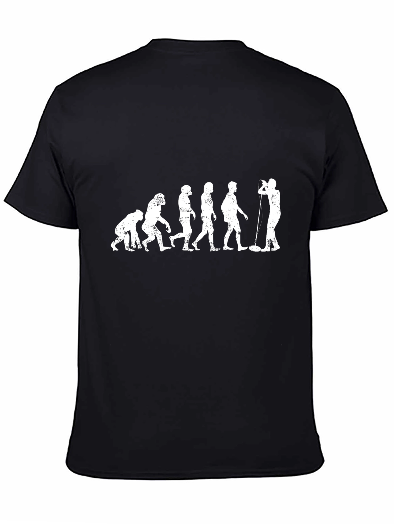 Evolution of Man Metal Detecting T-Shirt