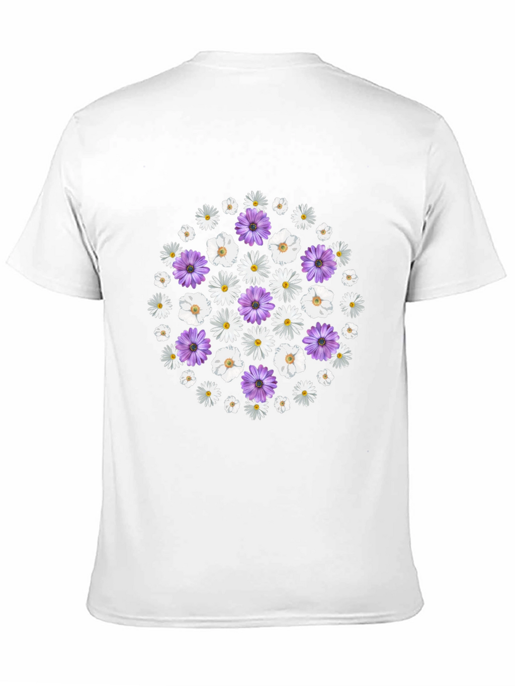 Floral Print Crew Neck T-Shirt