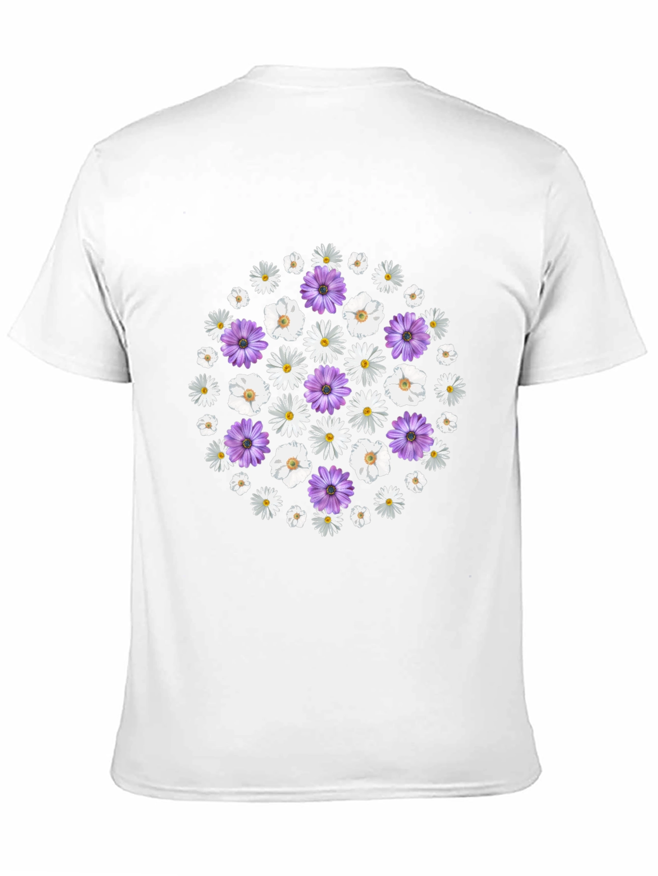 Floral Print Crew Neck T-Shirt