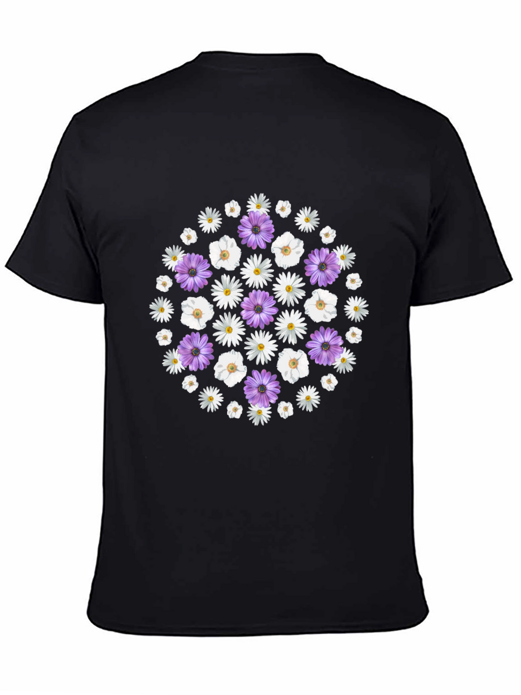 Floral Print Crew Neck T-Shirt