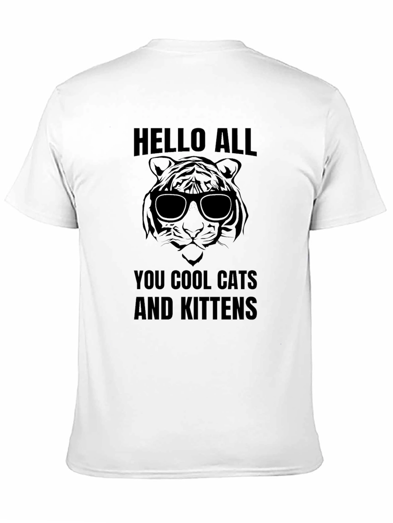 Hello All Cool Cats and Kittens Graphic T-Shirt