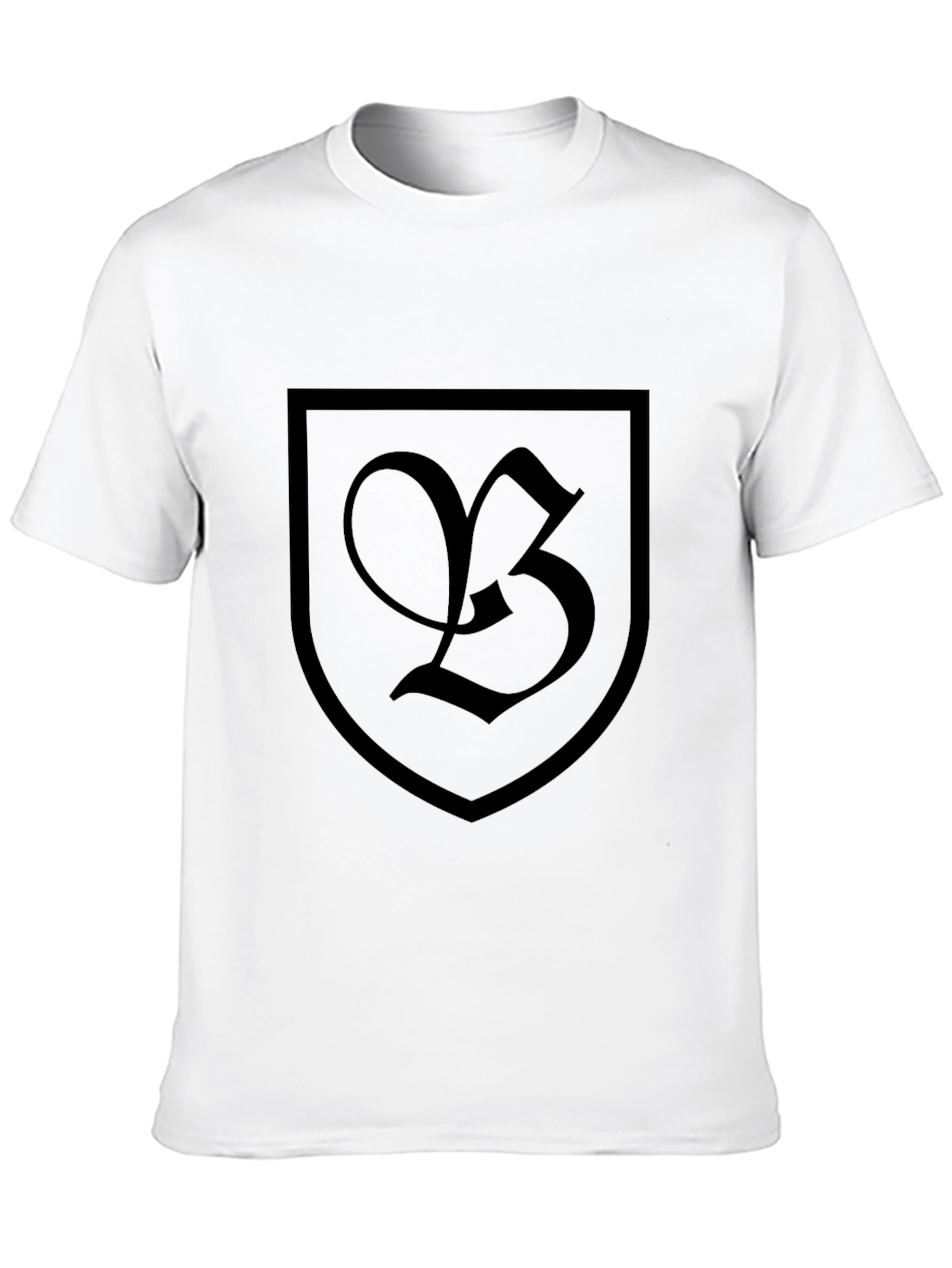 Shield Crest Graphic Tee - Black