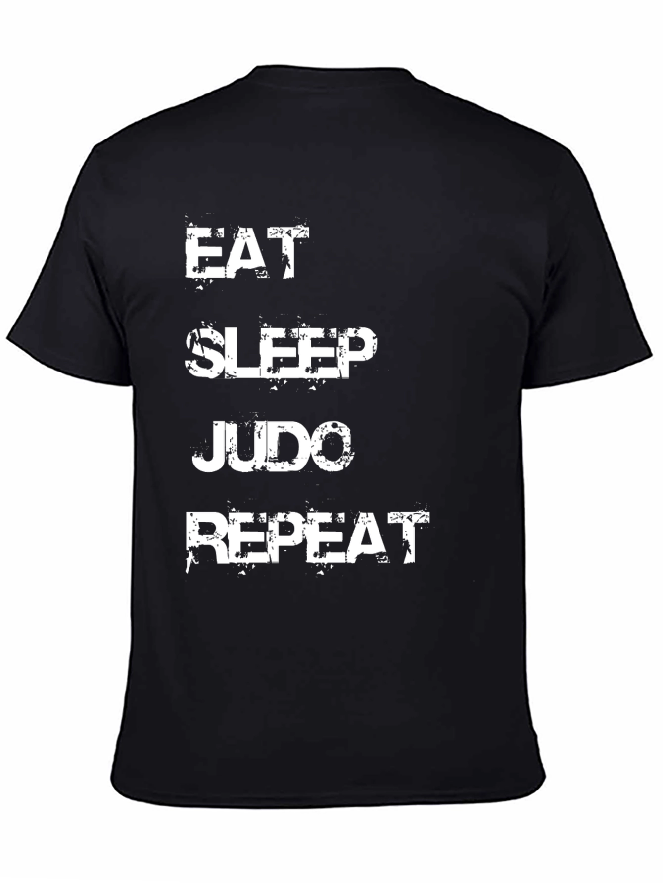 Eat Sleep Judo Repeat Black T-Shirt