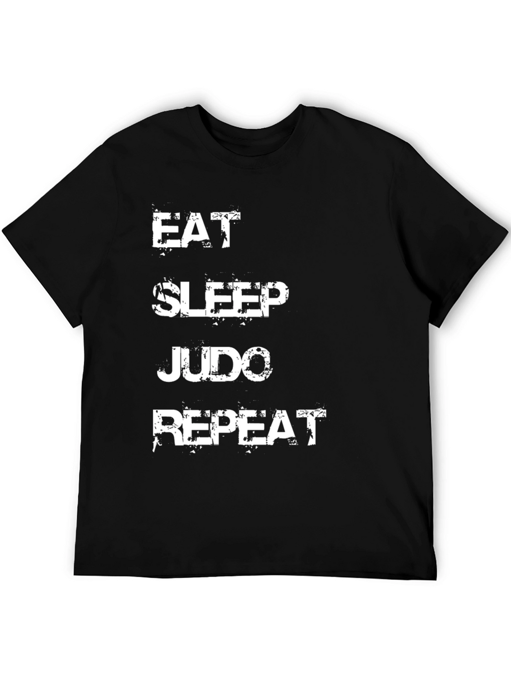 Eat Sleep Judo Repeat Black T-Shirt